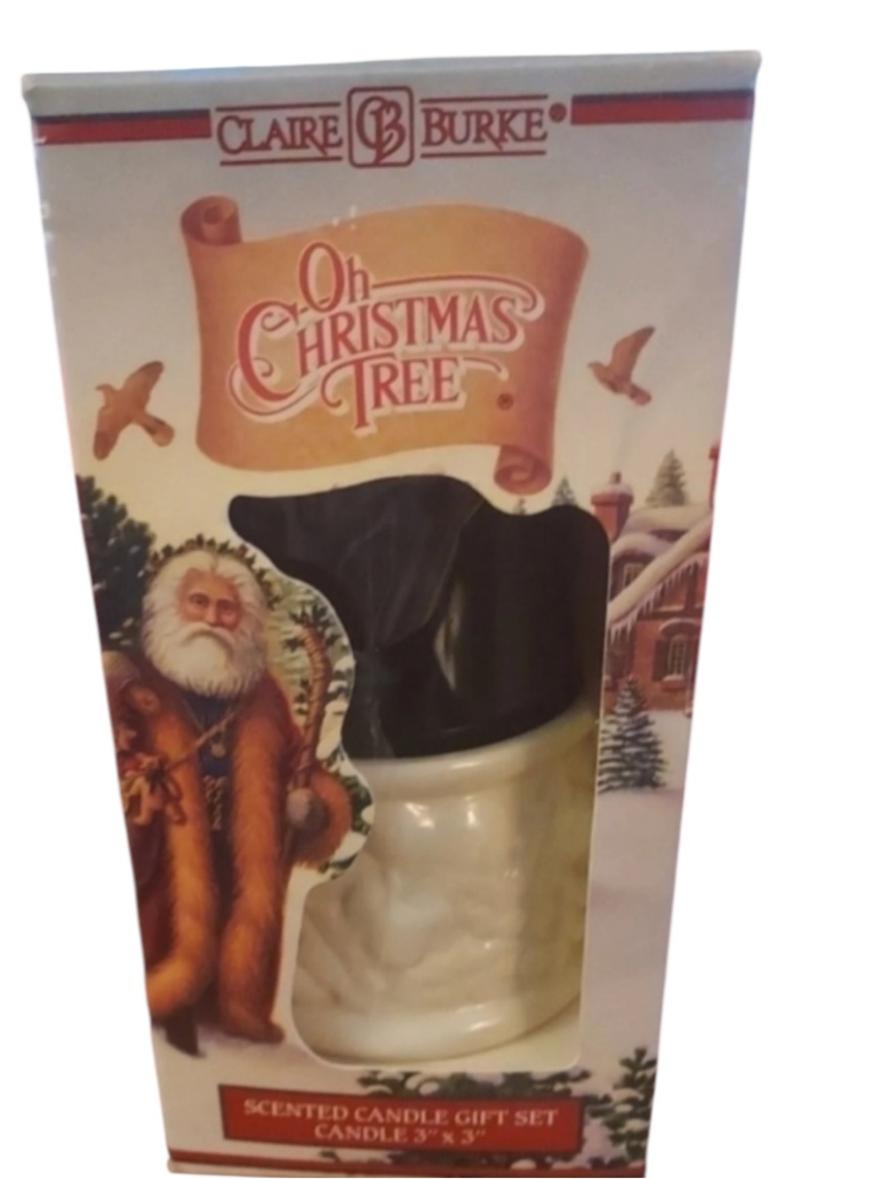 SCENTED Candle Gift Set  1990 Claire CB  Burke